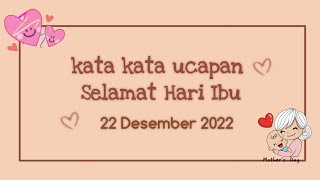 Download lagu Kata kata Ucapan Selamat Hari Ibu Menyetuh Hati #hariibu #happymothersday mp3
