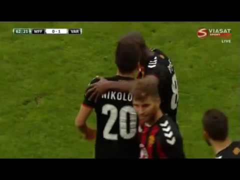 ГОООООЛ - Бобан Николов (МАЛМЕ - ВАРДАР 0-1)