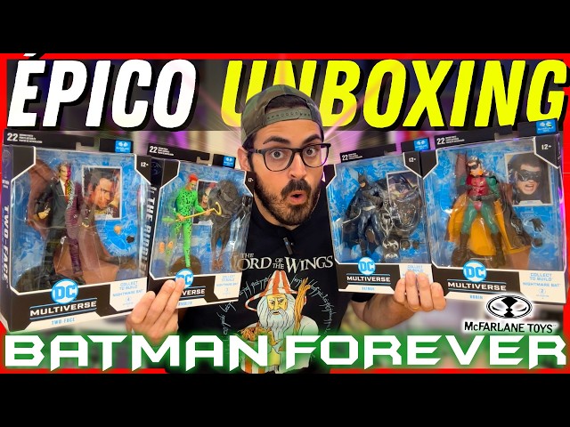 Vídeo relacionado con McFarlane Figura Enigma de Batman Forever DC Multiverse, colección Collet to Build-a Murciélago de pesadillas, articulada y con Accesorios, 18 cm, para coleccionistas, Bizak (64385668)