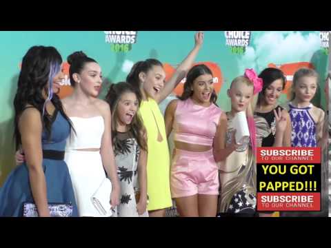 Dance Moms Cast at the 2016 Kids' Choice Awards