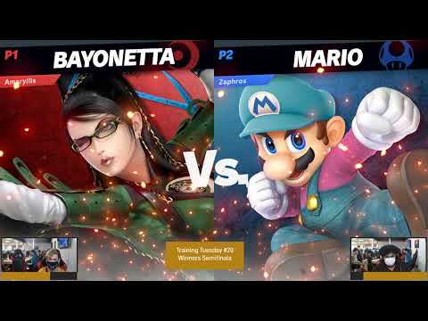 Amaryllis (Bayonetta ) vs Zaphros (Mario) | Training Tuesday 6/1/2021 Winners Semifinals