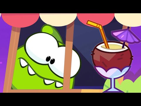 Om Nom Hikâyeleri 🥳 Super Noms 🧁Om Nom Cafe: Hindistan cevizi için fındık 🥥 Super Toons TV Animasyon