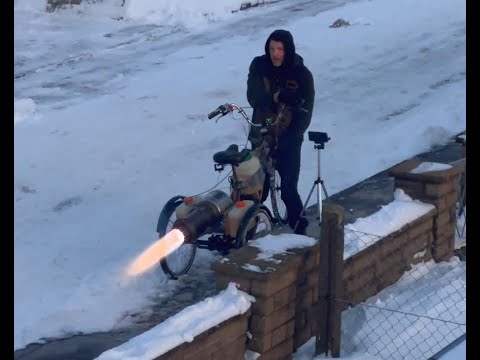 Afterburner vs. Snow, DIY Jet Engine