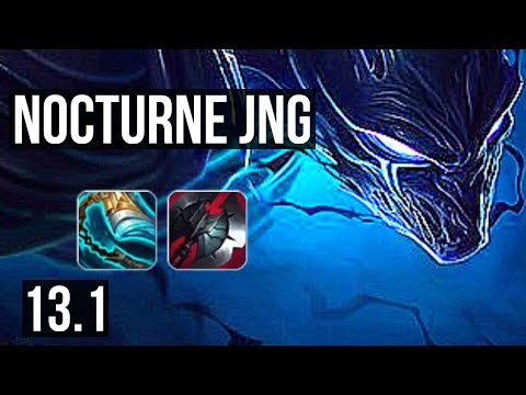 NOCTURNE vs LEE (JNG) | 11/1/6, 2.1M mastery, 400+ games, Dominating | EUW Master | 13.1