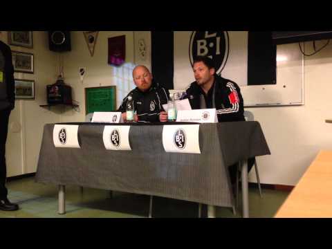 Presskonferens efter Landskrona BoIS - Ängelholms FF (0-0), 12/4 2013