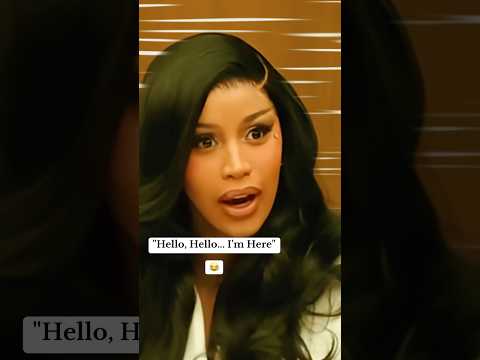 Cardi B is trial, plaintiffs attorney says \hello\ back 😂 #cardib #celebrity #drama #court