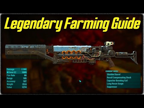 Fallout 4 Legendary Items Farming Guide! How to Get the Best Gauss Rifles & Other Rare Weapons!