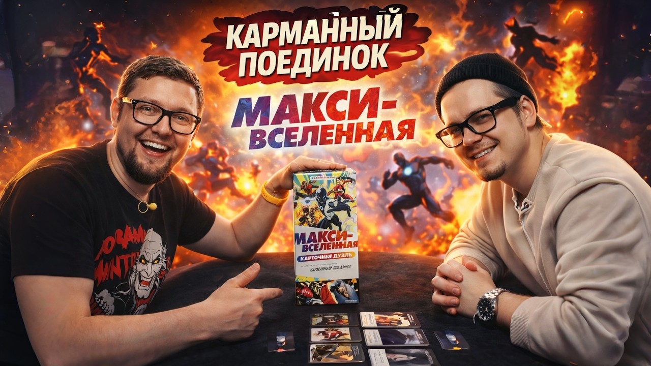 КАРМАННЫЙ ПОЕДИНОК + МАКСИ-ВСЕЛЕННАЯ ⚔️ две простые карточные дуэли (настол