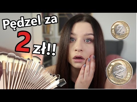 Test NAJTAŃSZYCH pędzli po 2 ZŁ | ZASKOCZY CIĘ!