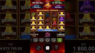 ๐ 40 Shining Crown VIP โ BIG WIN! ๐ฐ EGT Slot Gameplay