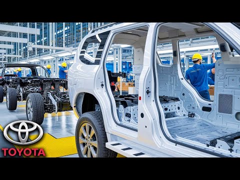 How Toyota Land Cruisers Are Made in a Factory