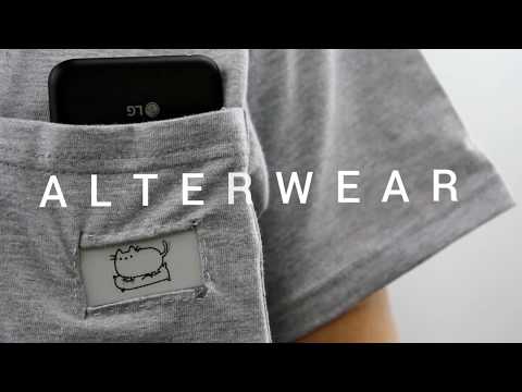 AlterWear: Battery-Free Wearable Displays for Opportunistic Interactions