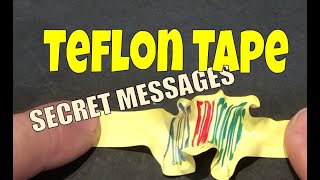 This Teflon Tape Trick Reveals Hidden Messages in Seconds