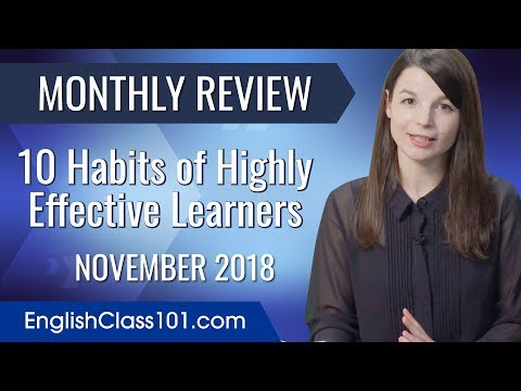 10 Habits of Highly Effective Learners English November Review