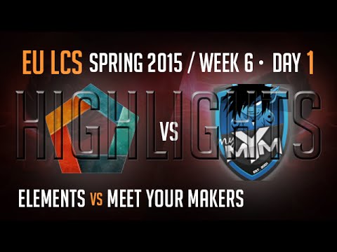 Elements vs MeetYourMakers | week 6 Day 1 S5 EU LCS Spring 2014 | EL vs MYM W6D1 G4