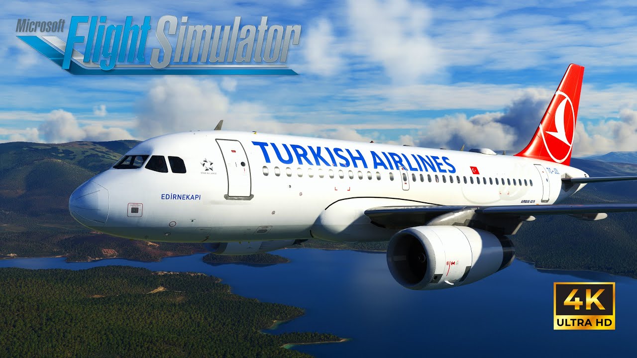 4K) Flight Simulator 2023 - MAXIMUM GRAPHICS - A320 - SANTOS
