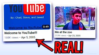 This Video Was Uploaded BEFORE Me At The Zoo! (New First Video On YouTube!)