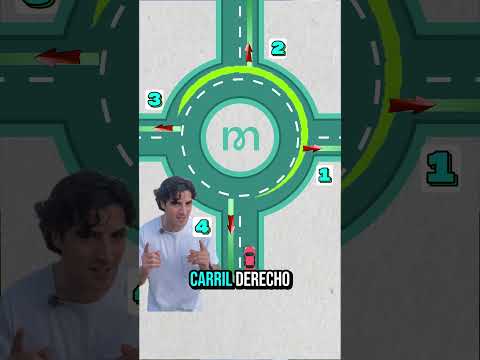 🚗🔄 Cómo usar una glorieta correctamente.