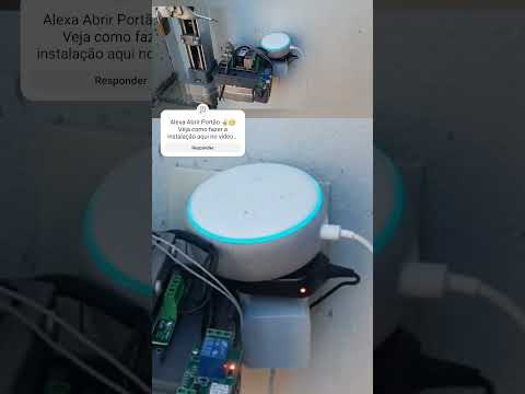 How to set up Alexa to open a gate? #alexa #automation #ia #construction