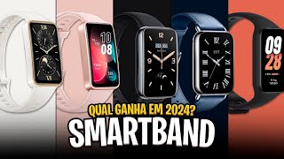 Qual Melhor SMARTBAND pra comprar em 2024? Ranking 5 Melhores ✅