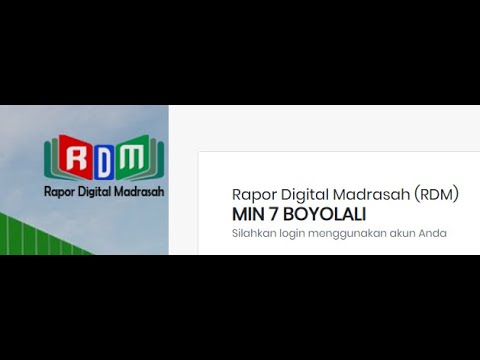 cara validasi ulang kirim nilai RDM