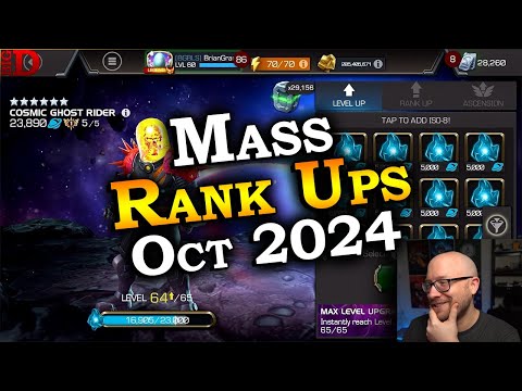 Mass Rank Up - post 50,000 Crystal Cleanup