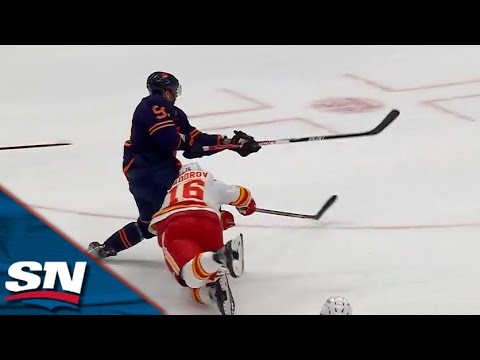 Evander Kane Snaps Goal Past Jacob Markstrom Blocker Side To Extend Edmonton Oilers Lead In Game 4