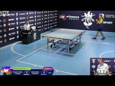 Baranovskiy Sergei - Zinchenko Valentin League of Best Table Tennis 5 09:30 03.10.2020