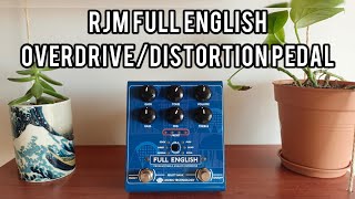 Video thumbnail for RJM Music Technology Full English Programmable Overdrive Distortion Pedal by John Mayer Gear