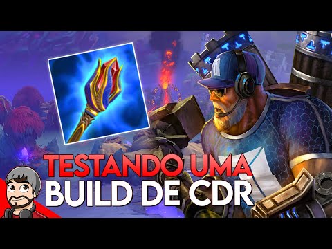 VULCAN MID, Testando uma Build de CDR! - ⚡ Smite BR Master Ranked Conquista