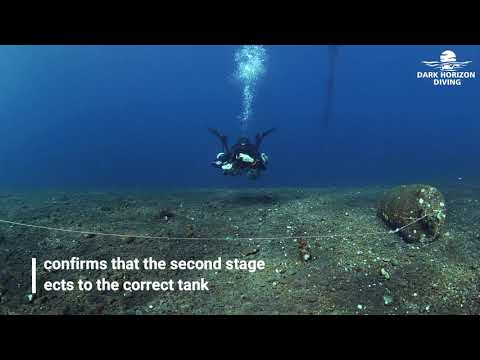 Sidemount / Tech Diving Skills 11 - How To Switch To Decompression Gas - Dark Horizon Diving