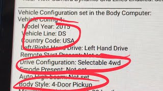RAM 1500 alfaobd problems and solution