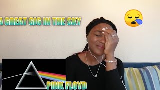 First time listening to A great Gig in the Sky | pink floyd | Reaction