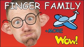 Finger Family | Wheels on the bus + MORE English Songs and Stories for Kids from Steve and Maggie
