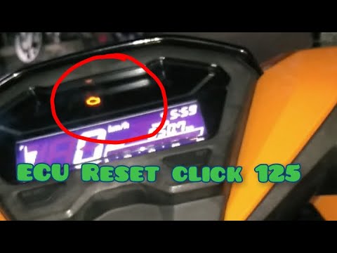 ecu reset honda click 125|check engine MIL|erase error code|easy and fast way to delete error codes