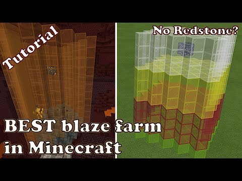 Ultimate Minecraft Blaze Farm - No Redstone Needed!