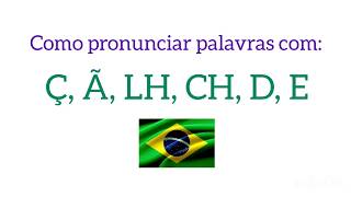 Pronunciación de palabras en portugués - Parte 1