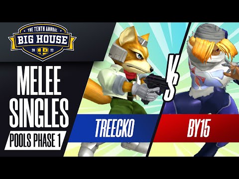 Treecko vs BY15 - Melee Singles Pools WQF - The Big House 10 | Fox vs Sheik