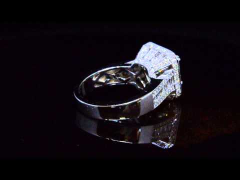 Cushion Cut Diamond Engagement Ring E,VS2 EGL-22047