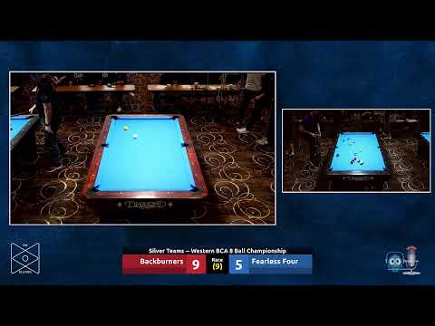 Fearless Four vs Backburners - Silver Teams - 2023 Western BCA 8 Ball Championship