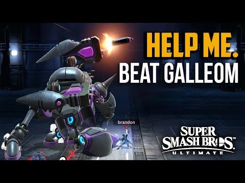 Super Smash Bros Ultimate - How to Beat Galleom on Hard (World of Light Boss)