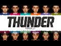 SEVENTEEN THUNDER Lyrics 세븐틴 THUNDER 가사 Color Coded Han Rom Eng ShadowByYoongi