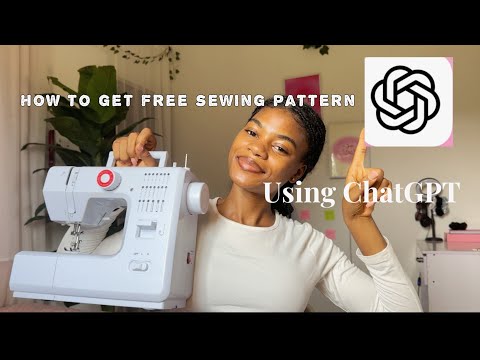 How to get free patterns using ChatGPT | sewing for beginner #sewingtutorial #sewingtips #sewing