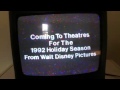 Opening To Beauty And The Beast 1992 VHS