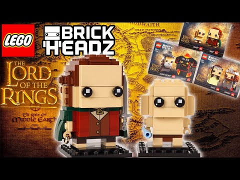 Vidéo LEGO BrickHeadz 40630 : Frodon et Gollum (Seigneur des Anneaux)