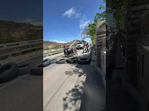 Bloqueo en el Puente Tamasulapa, Asunción Mita.