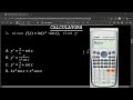 HOW TO DIFFERENTIATE FUNCTIONS USING SCIENTIFIC CALCULATOR