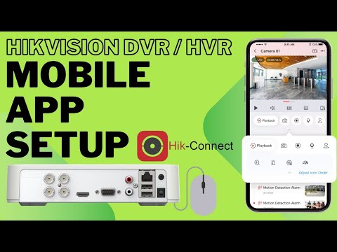 How to Connect Hikvision DVR/HVR to LAN internet & Set Up Hikconnect Mobile App for Remote Access