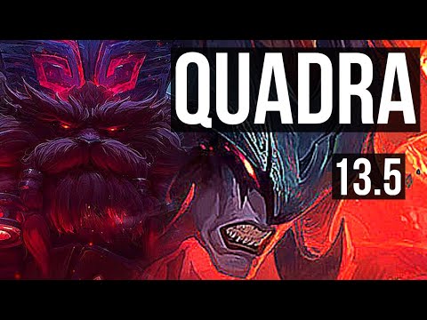 ORNN vs AATROX (TOP) | 11/0/11, Quadra, Legendary | KR Master | 13.5