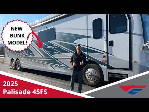 🚍 Most Functional 2 Bed/2 Bath RV! Private Bunk Room & Luxury Features | Fleetwood Palisade 45FS 🔥